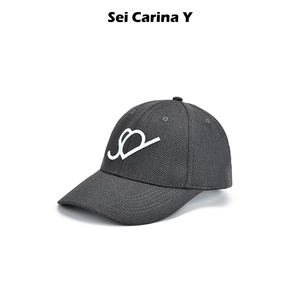 [5折]Sei Carina Y logo立体刺绣棒球帽子夏新款遮阳防晒鸭舌帽