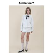 Carina Y蝴蝶结丝带夹克套装 外套百搭半裙女时尚 Sei 百搭2025新款