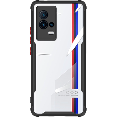 适用vivoiQOO8新款直边手机壳