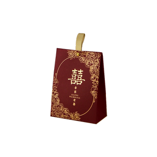 结婚专用喜糖盒高级感糖盒中式婚礼伴手礼盒订婚糖果盒子空盒纸盒