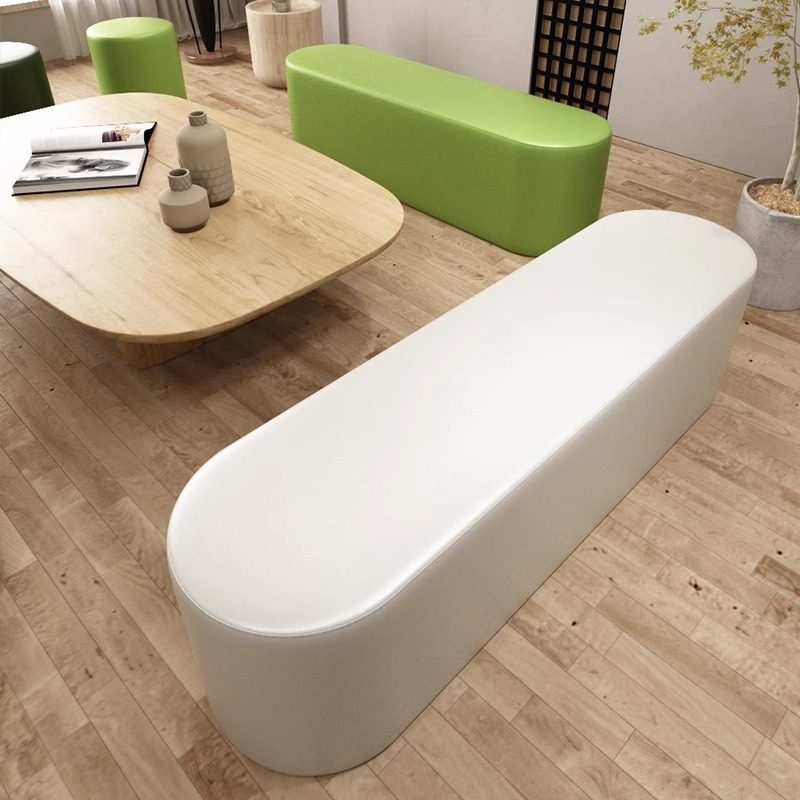 北欧科技馆休息区组合圆凳皮质长条沙发凳简约现代公司咖啡厅沙发,住宅家具,矮凳,淘宝优惠券,粉丝福利购,淘宝优惠卷