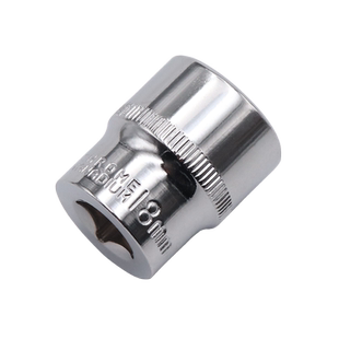 艾德玛扭力扳手外六角套筒3/8套筒10mm系列6-24mm公制短套筒