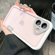 无背板散热适用苹果16promax手机壳新款iPhone15保护套14全包镜头13透气纯边框男女16pro防摔超薄高级感网红