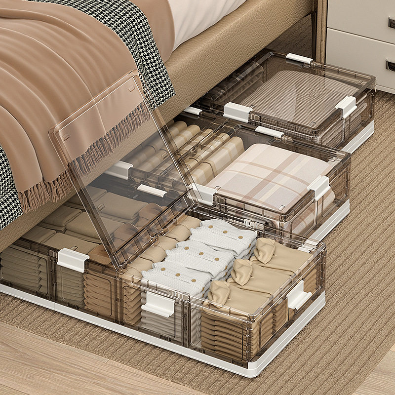 床底收纳箱可折叠扁平塑料整理箱家用床尾衣服被子防尘床下储物箱,收纳整理,吸尘器收纳架/盒/袋,淘宝优惠券,粉丝福利购,淘宝优惠卷