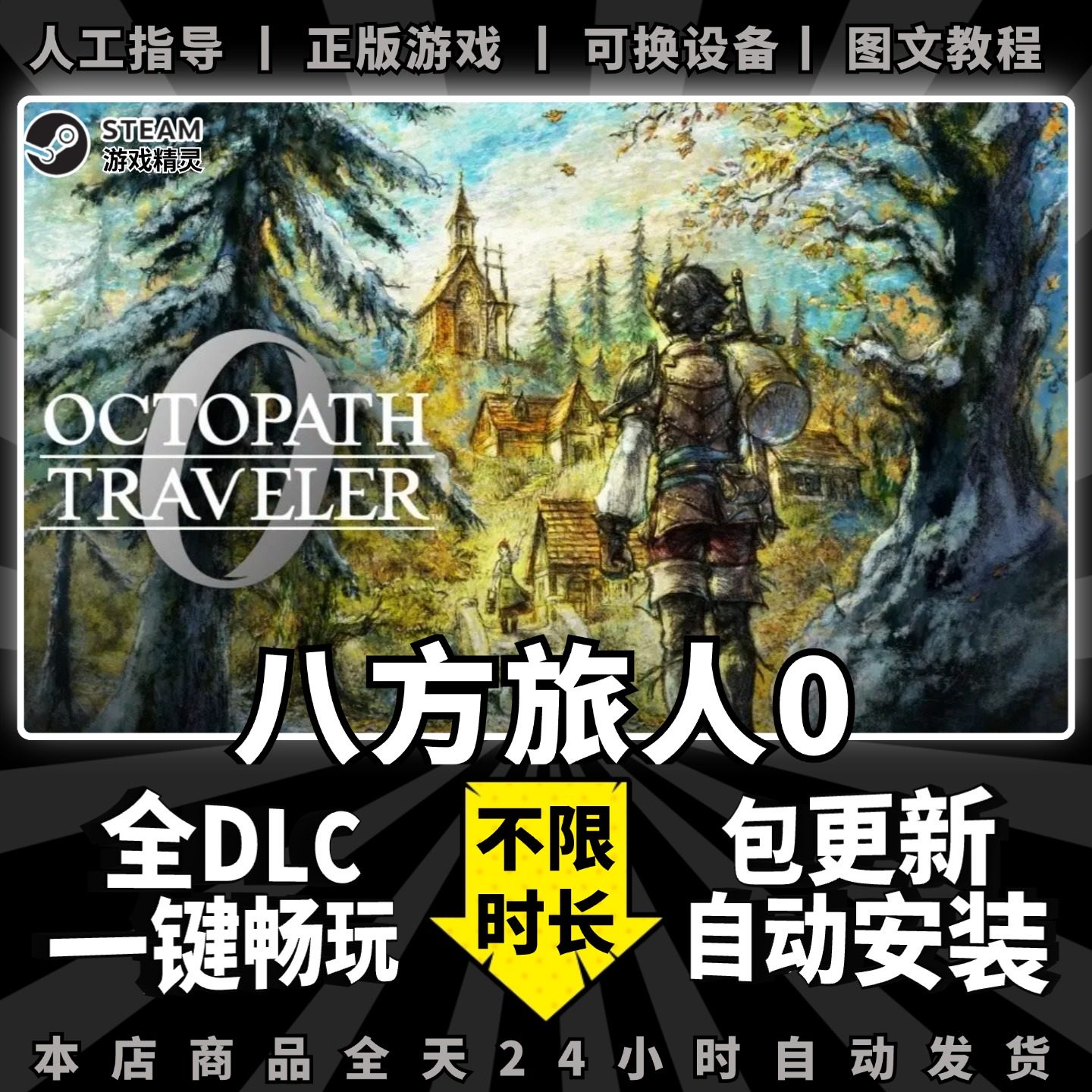 八方旅人0 歧路旅人0 中文版 全DLC PC电脑单机游戏 Steam正版离线 Octopath Traveler 0图片