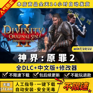 Divinity Original Sin 终极版 中文全DLC送修改器 神界原罪2 免steam大型PC电脑单机策略角色扮演游戏盒子