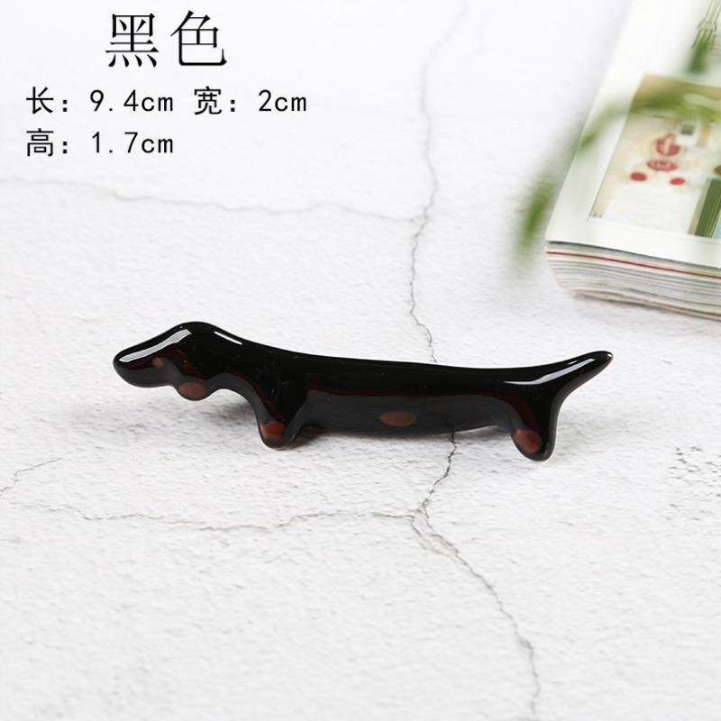 笔架摆件书法笔架摆放毛笔搁笔架置筷架筷子架支架陶瓷筷枕两用