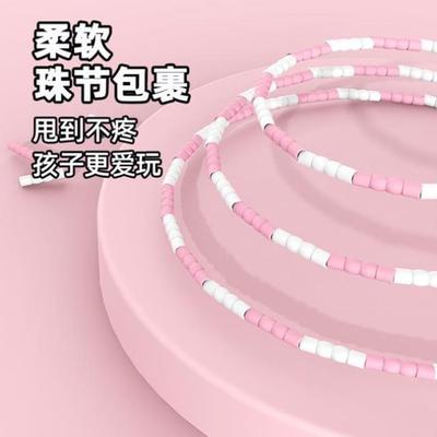 中考小学生竞速绳体育中考专用跳绳初学者速度竹节儿童跳绳计数器