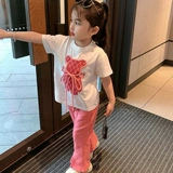 Нарукавники для отдыха, комплект, летняя одежда для девочек, дышащие шорты, штаны, в корейском стиле, короткий рукав, рукава фонарики