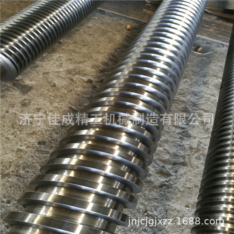 厂家直销梯形丝杆 定制45#钢梯形丝杆 TR200规格梯形丝杆