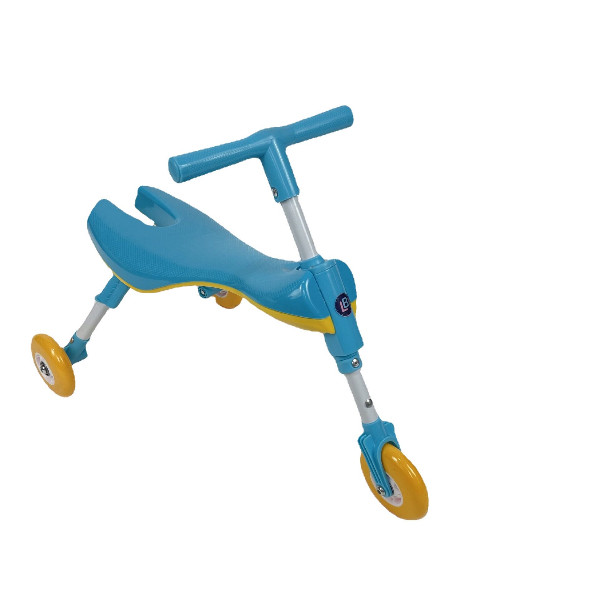 螳螂车儿童平衡车脚踏大号小宝宝折叠学步滑行三轮婴幼溜溜扭扭车