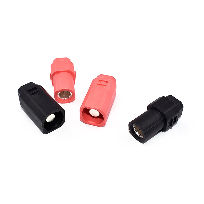 AS250航模插头大电流100A电机锂电池连接器充电公母接头防反插8MM