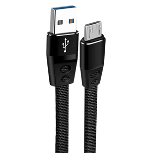 MicroUSB安卓老式数据线梯形口加长2米3米快充适用小米vivo红米OPPO老款t型接口小头手机通用充电器线可传输