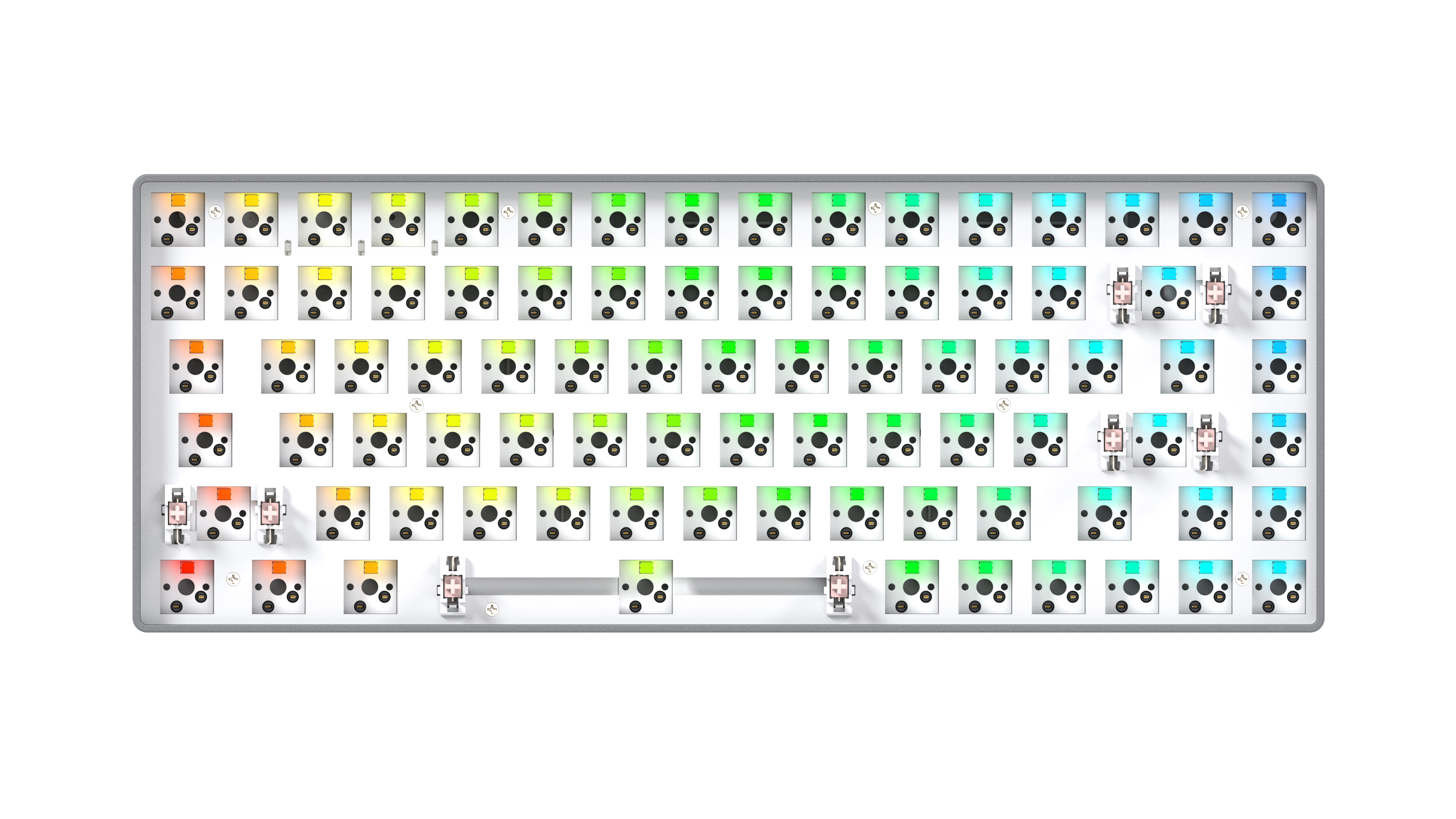 CIY Tester 84试轴器TES84热插拔有线84键换轴套件75配列音乐律动