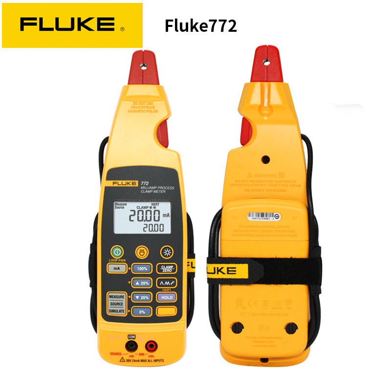 FLUKE福禄克毫安钳形表F771 F772 F773过程信号钳型电流表高精度