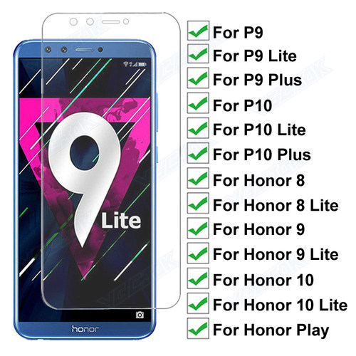 9H Anti-Burst Tempered Glass For Huawei P9 P10 Lite Plus