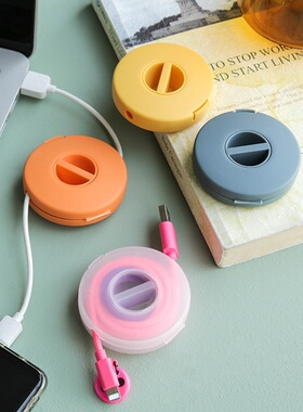 Cable Organizer Rotating Cable Winder Box Plastic Portable