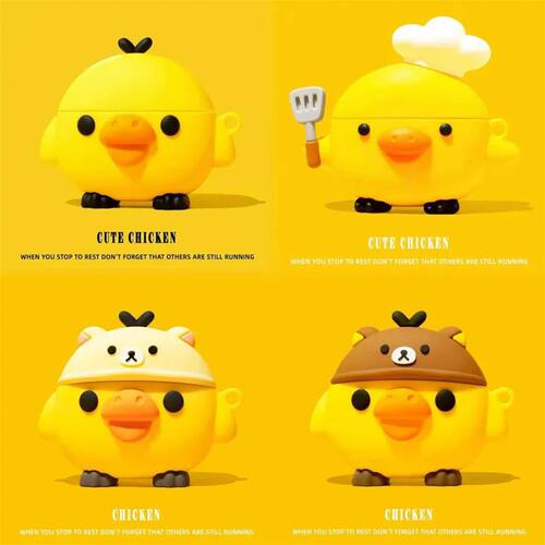 For Apple Airpods Pro Cute Dog Case Airpods 4 2 3 Pro Food
