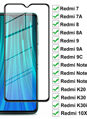 9D Protection Glass For Xiaomi Redmi 9A 9C 7A 8A 10X K20