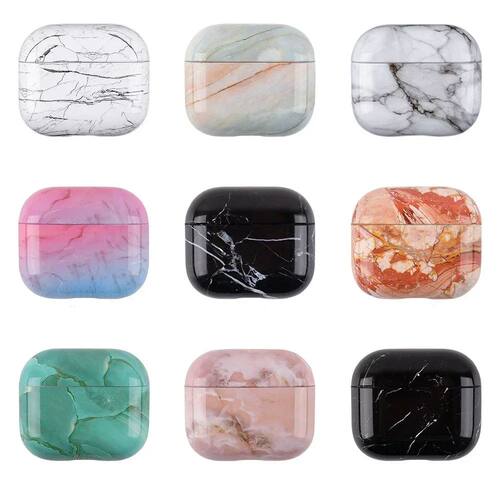 Marble Pattern Case For Airpods Pro 2 3 Generation USB C