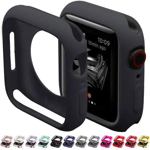 Soft Silicone Case For Apple Watch Series 8/7/6/5/4/3/SE