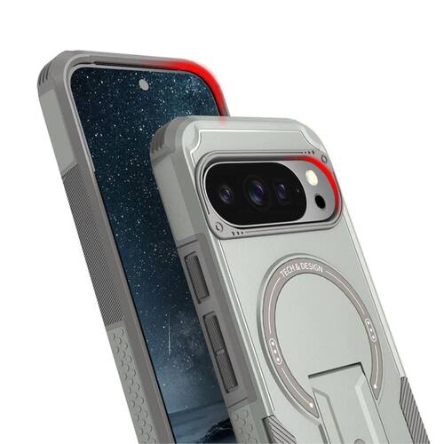Heavy-Duty Armor Magnetic Stand Case For Google Pixel 10 9