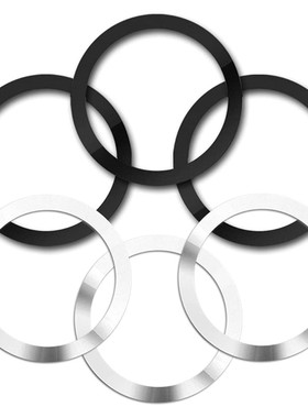 5Pcs Metal Macsafe Magnetic Ring Sticker Case Cover for