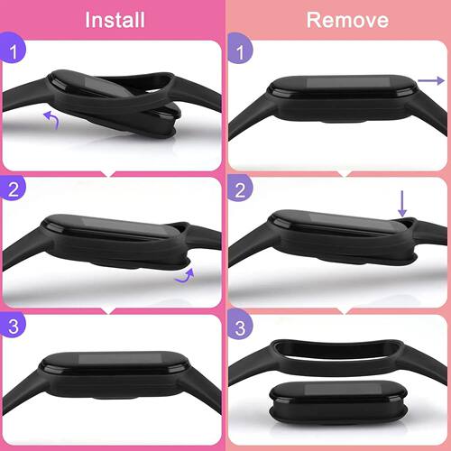 official Silicone Strap For Xiaomi Mi Band 4 5 6 7 Bracelet