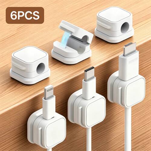 1/6 PCS Cable Organizer Magnetic Management Wire Winder
