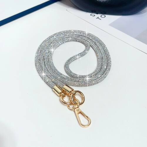 Rhinestone Mobile Lanyard strap for phone straps with