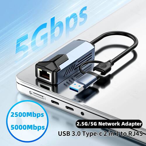 2500/5000Mbps Network Card 2.5G/5Gbps High Speed Wired