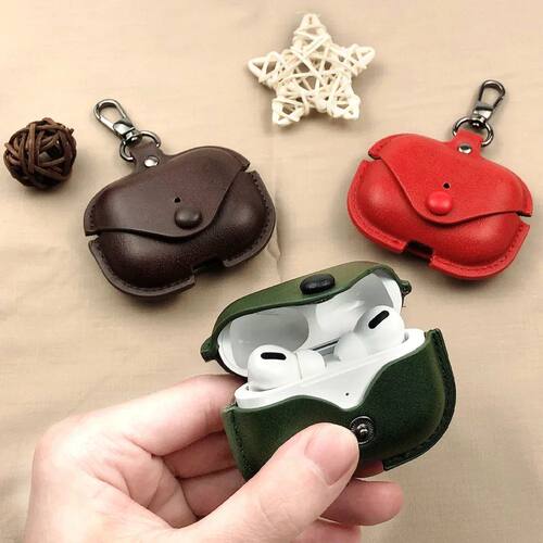 Retro Leather Case For AirPods Pro3 Business Earphone Cases
