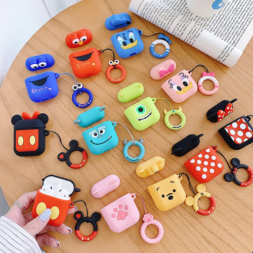 Music Hip Hop Pug Dog Retro recorder Silicone for Apple