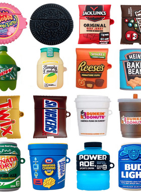 3D Bubble Gum Cookies for AirPods Pro Case Chocolate Earphone Case Soft Silicone for Airpods 3 2