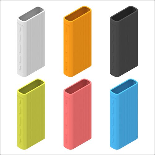 Powerbank Case Silicone Protector Case Cover for Xiaomi Pow