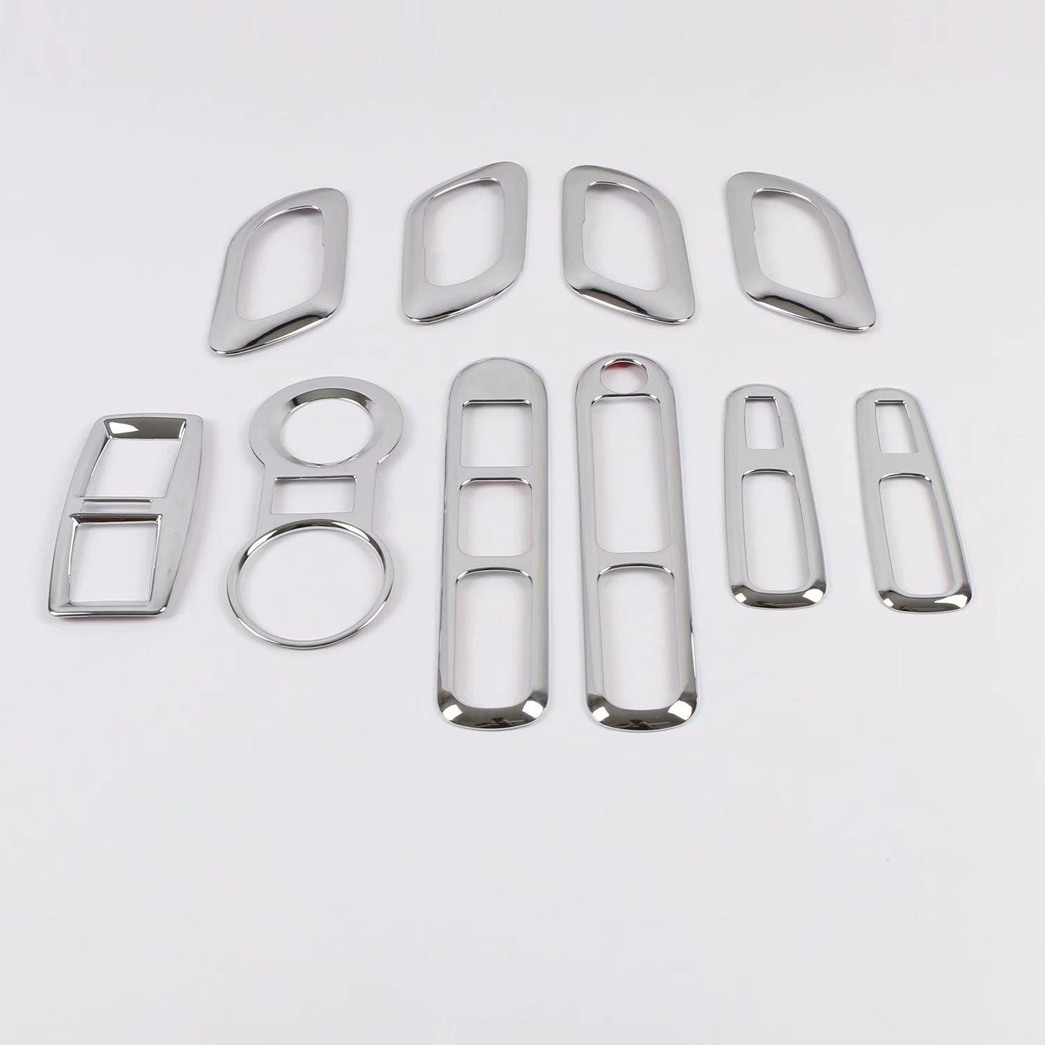 13-19款新标致3008玻璃升降器开关装饰框标志车窗亮片贴标致改装