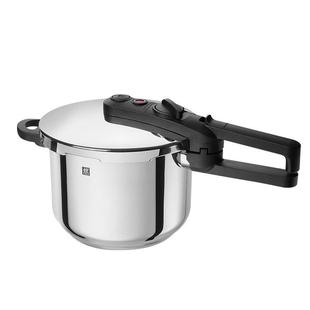 德国双人压力锅6L不锈钢小型高压锅家用燃气瓦斯灶电磁炉通用