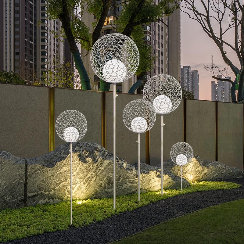 LED圆球浦公英灯户外景观灯防水草坪灯公园草地灯景区小区装饰灯