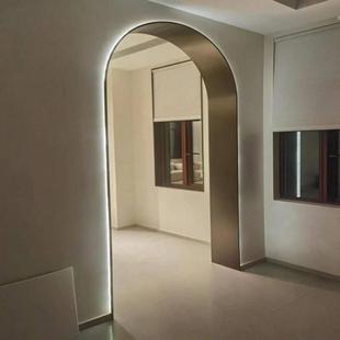 铝合金垭口套一体成型门窗套哑口门框包边不锈钢门套化妆室阳台套