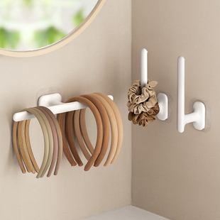 发箍收纳架儿童发圈发饰首饰架头绳发夹懒角落卡头箍壁挂置物架