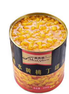 黄桃罐头大瓶3公斤商用桶装