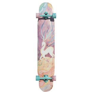 以梦为鹿专业长板滑板梦鹿dancing舞板高端粉鹿辰鹿男女生逆山