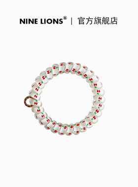 九只狮子（饰品）水果电话线发圈高弹力马尾扎发绳大号皮筋发饰女