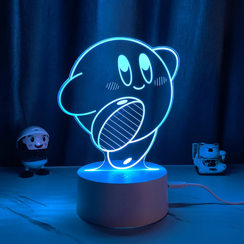 星之卡比手办小夜灯周边