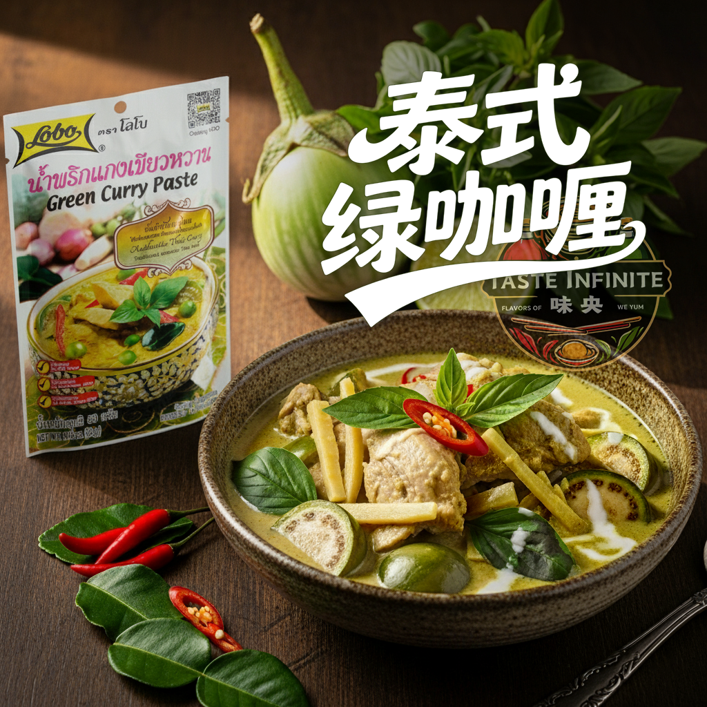 泰国进口绿咖喱配料干净