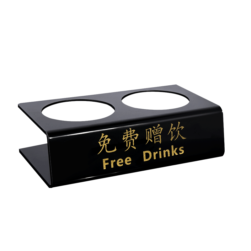 酒店用品免费赠饮展示架