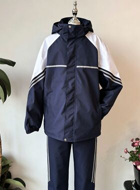 秋冬校服高中生加厚冲锋