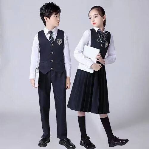 儿童演出服英伦风中小学