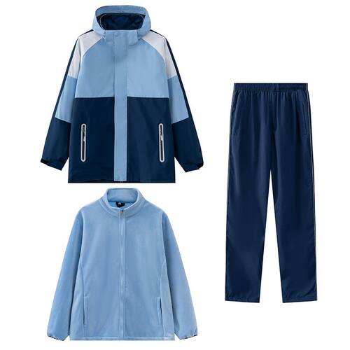 中学生校服冲锋衣三合一