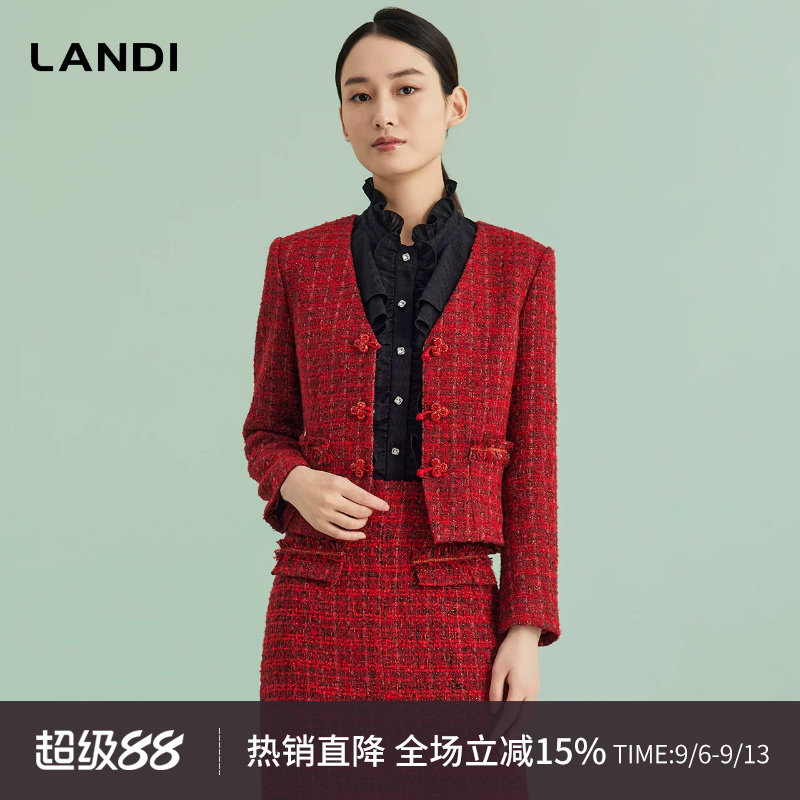 LAND新中式小香风气质外套